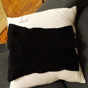 NWT Free people play it cool tank black lace tube top